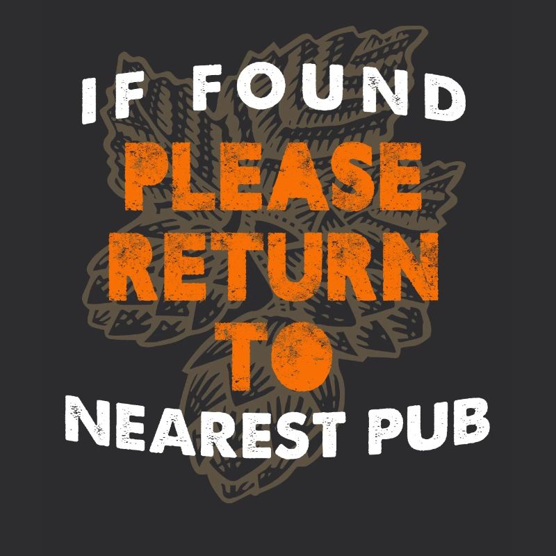 If Found Please Return To Nearest Pub Bar Crawl