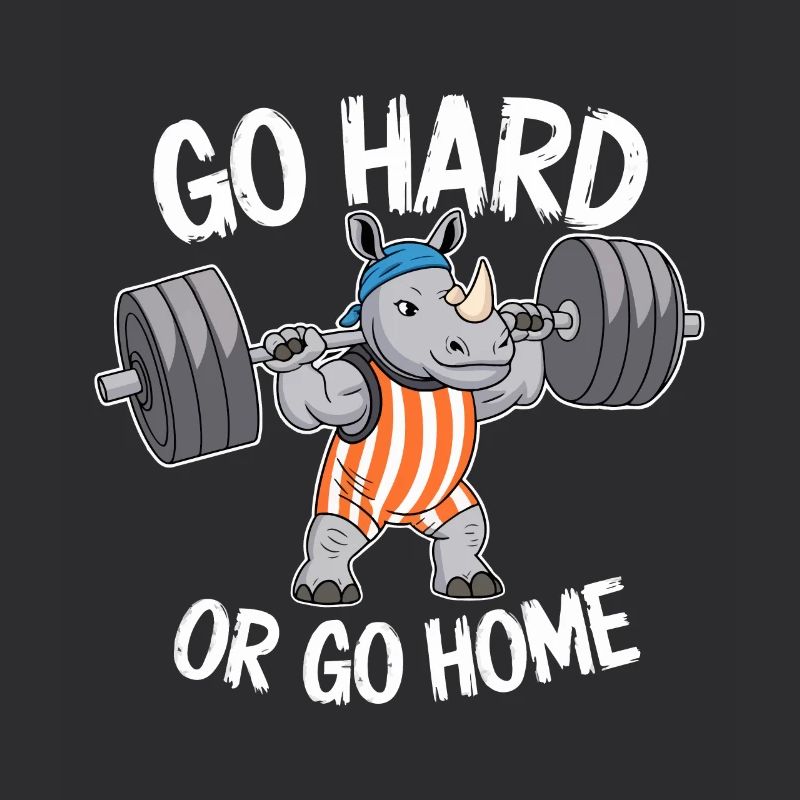 FITNESSSTUDIO, HART ARBEITEN ODER NACH HAUSE GEHEN