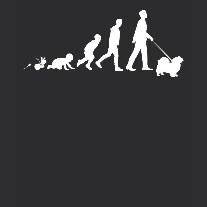 Tibetan Spaniel Gifts Grow Evolution Man