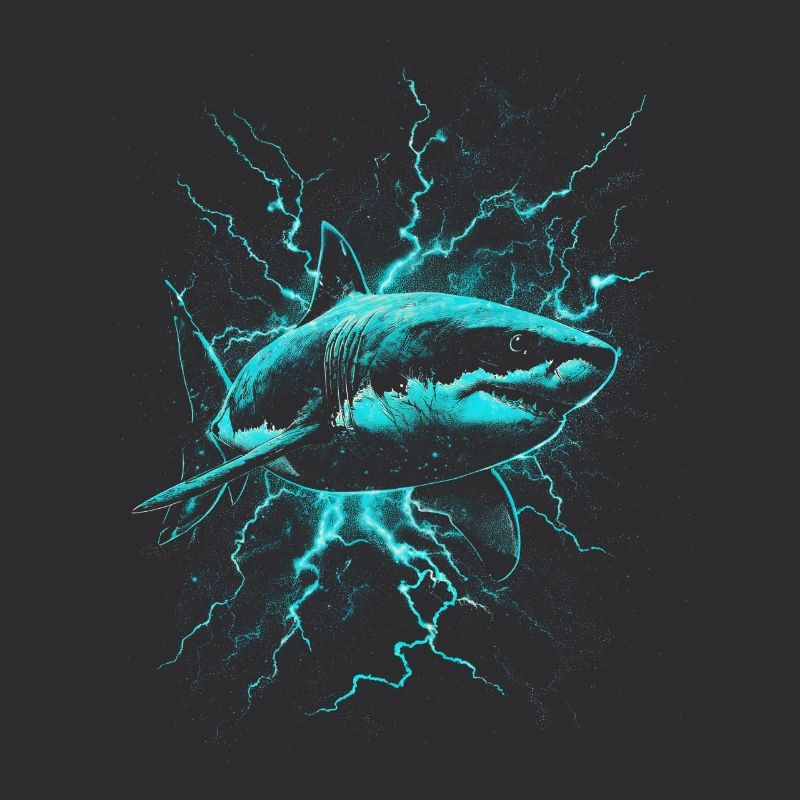 Design de requin cool