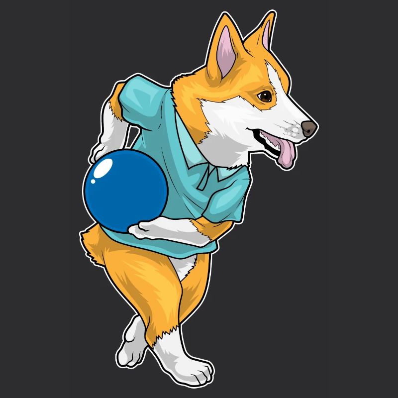 Corgi Bowling Bowling Kugle