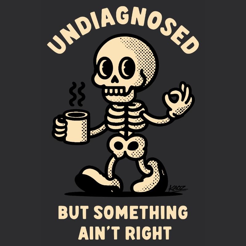 Undiagnosed Skeleton Mug Tee