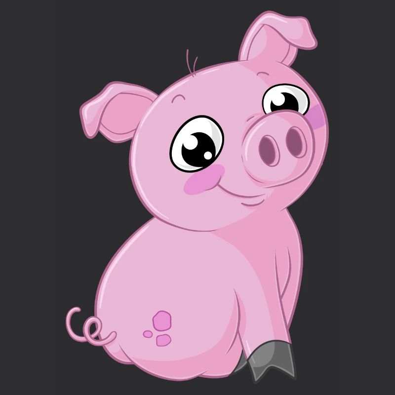 Süßes Comic Schweinchen