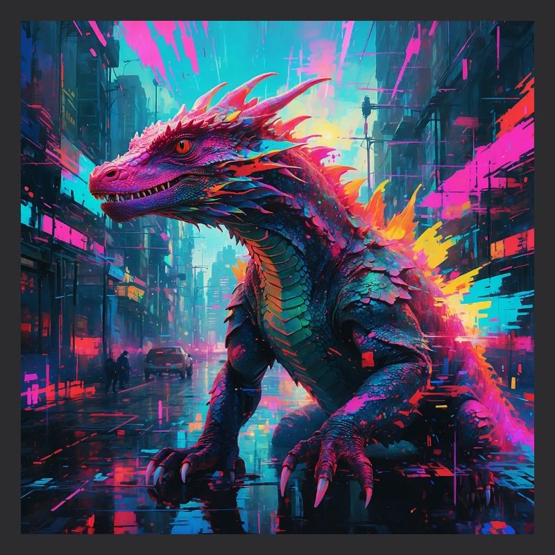 Neon Komodo Waran