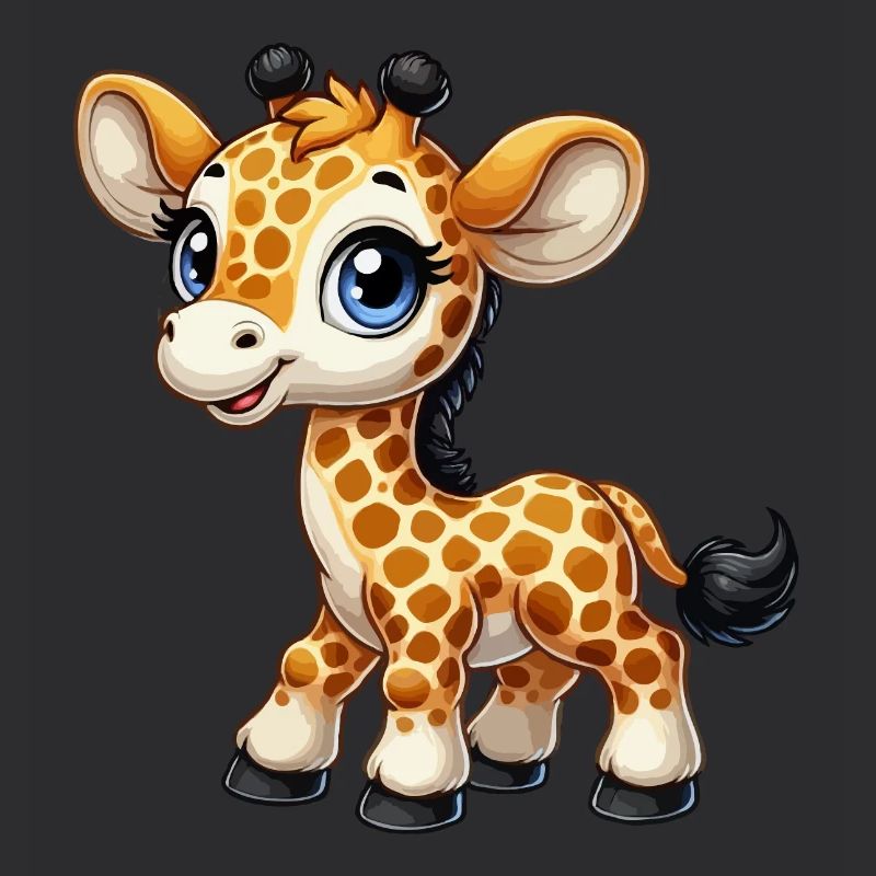 Fille girafe