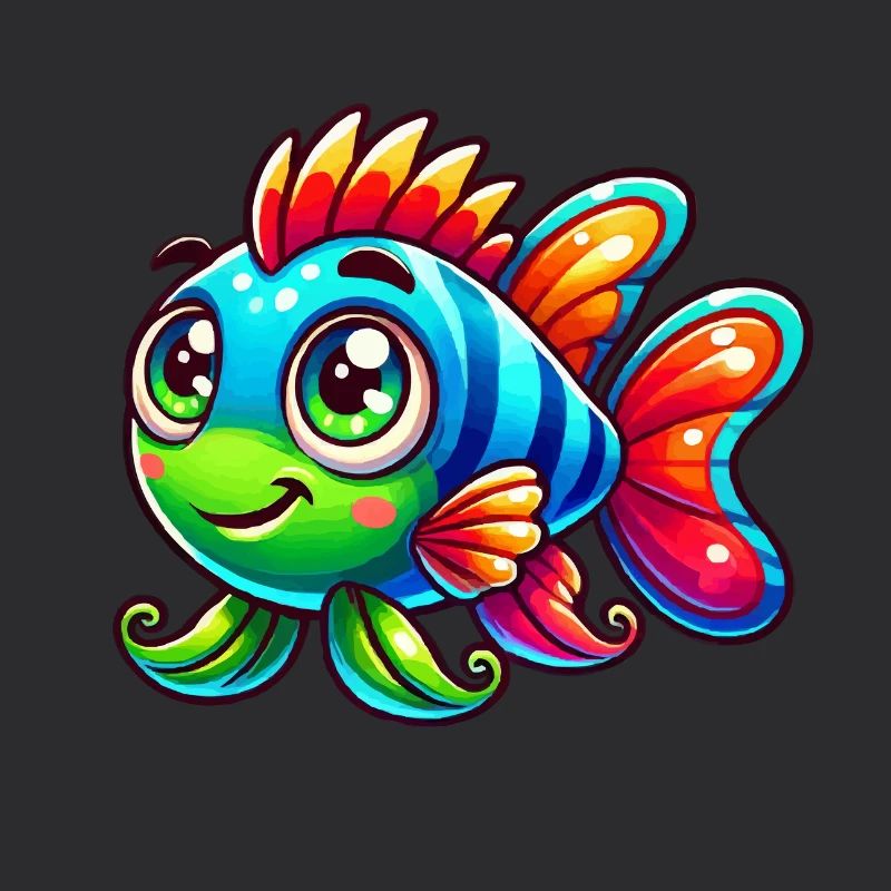 Bande dessinée de poisson