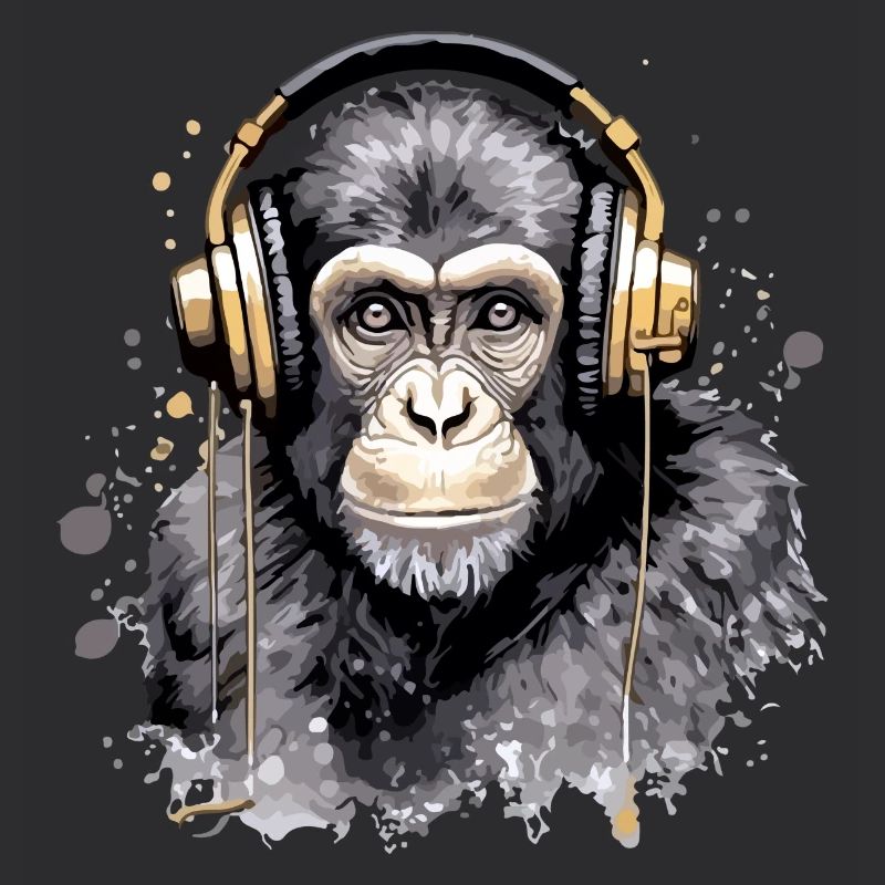 Kili, der audiophile Affe