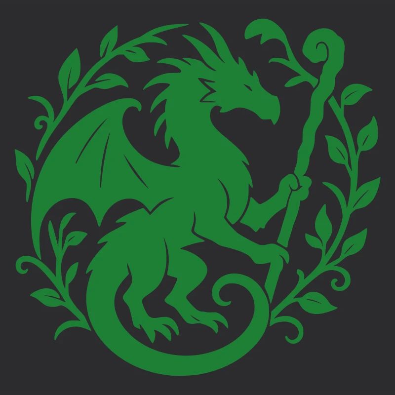 Druid Dragon (light green)