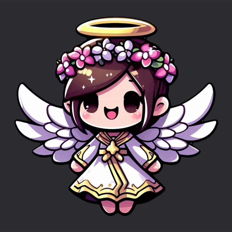 Ätherisches Engels-Chibi - Engel, niedlich, entzückend