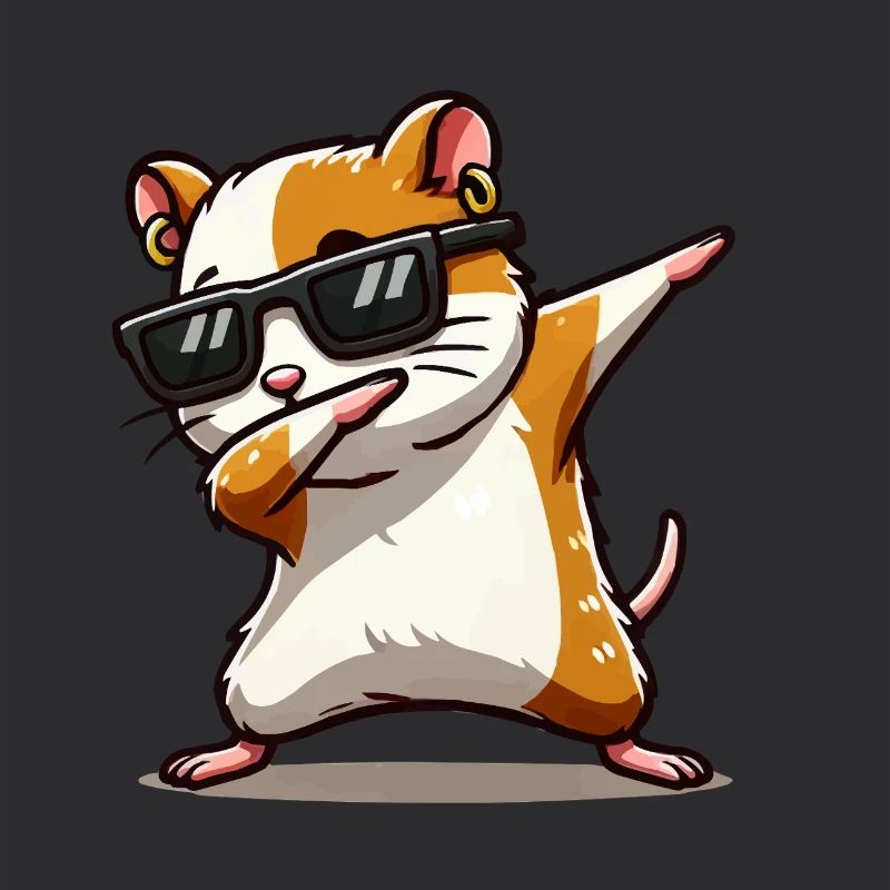 Hamster dabbing