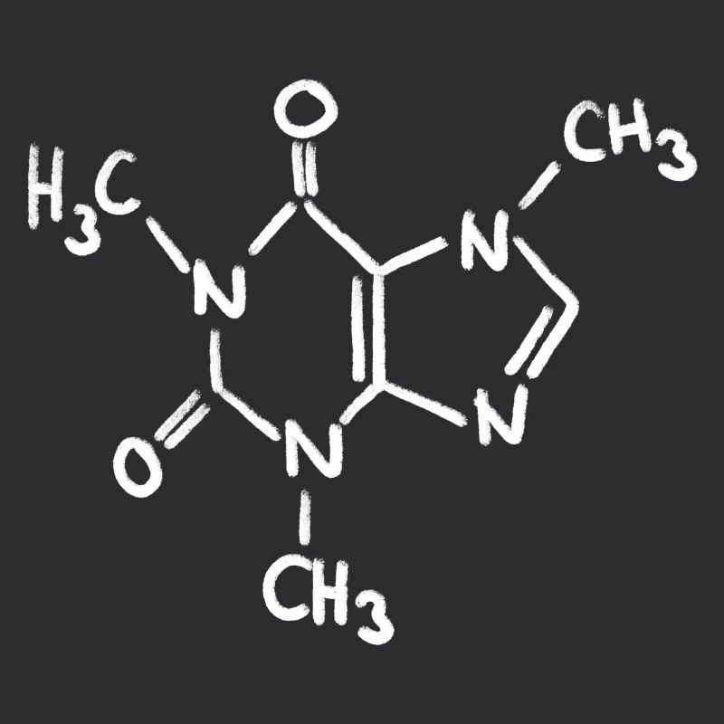 Caffeine Chalk Molecule