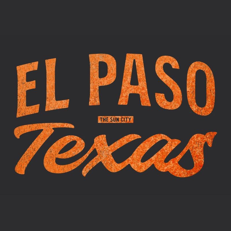 Logo d’écriture d’El Paso, Texas