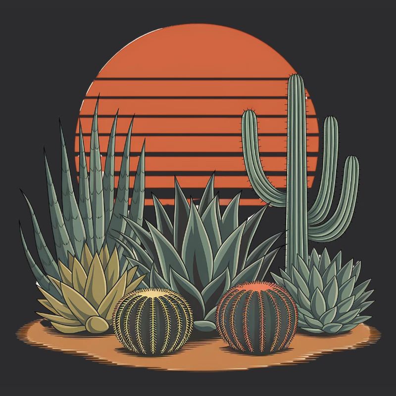 Boho Nature Cacti