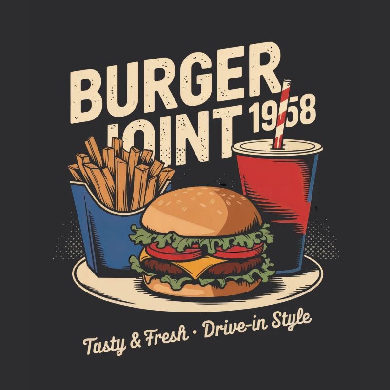 Vintage Diner Werbung
