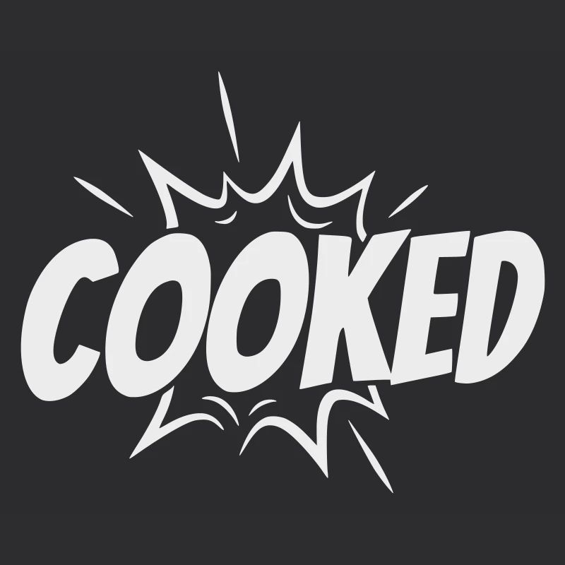 Cooked Explosive Comic Style