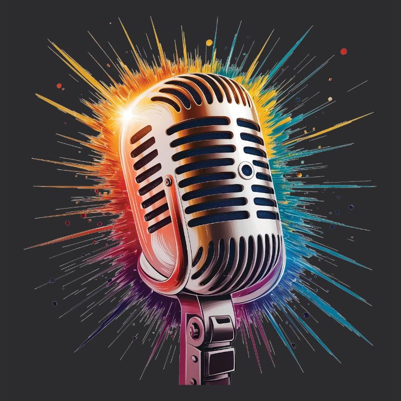 Microphone Art Print