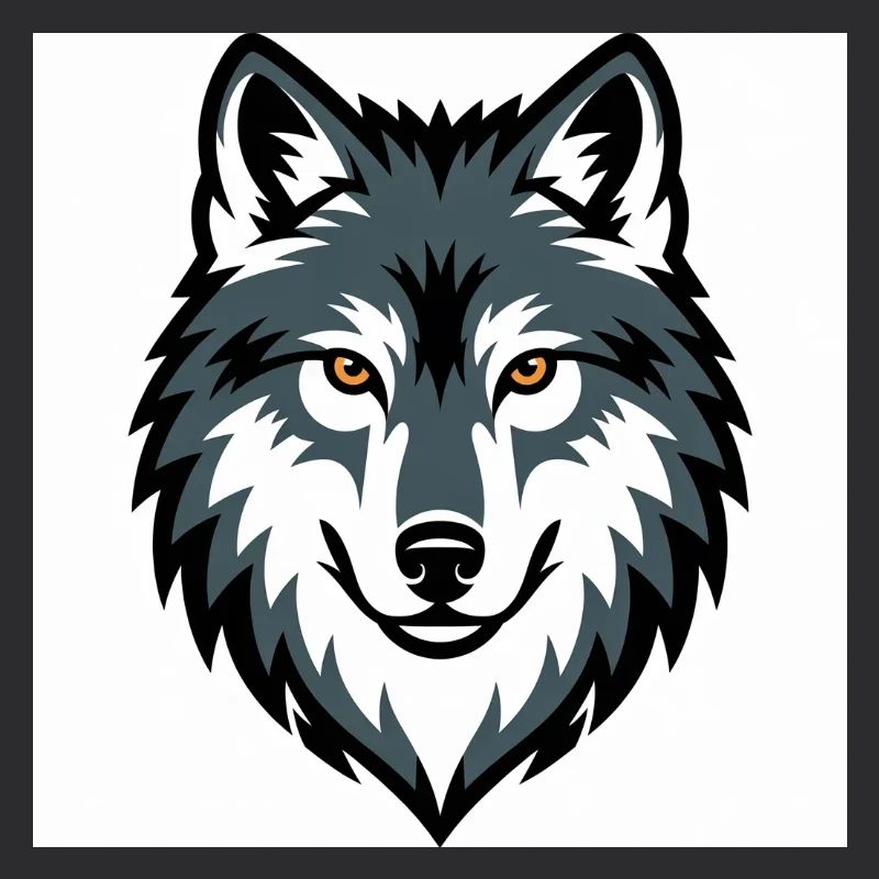 Wolf Graphic Emblem