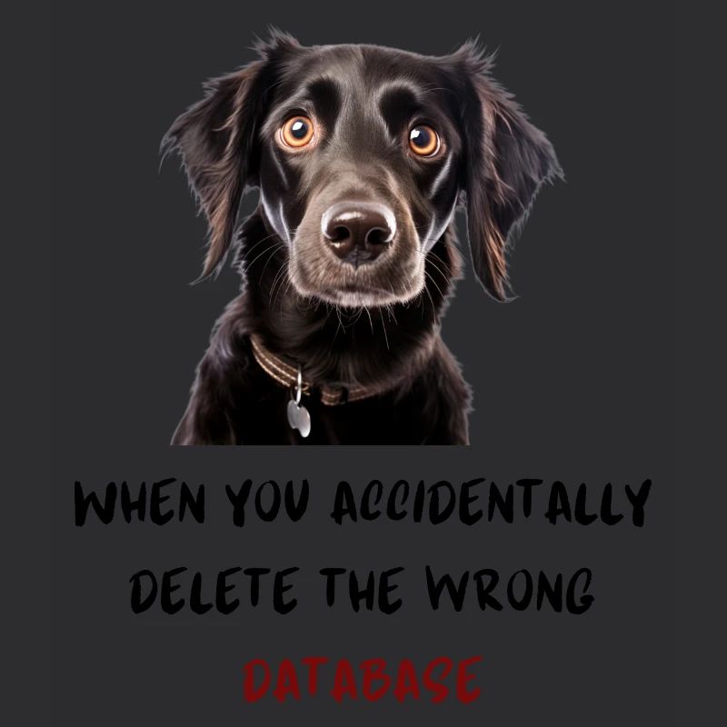 When you accidentally delete the wrong database