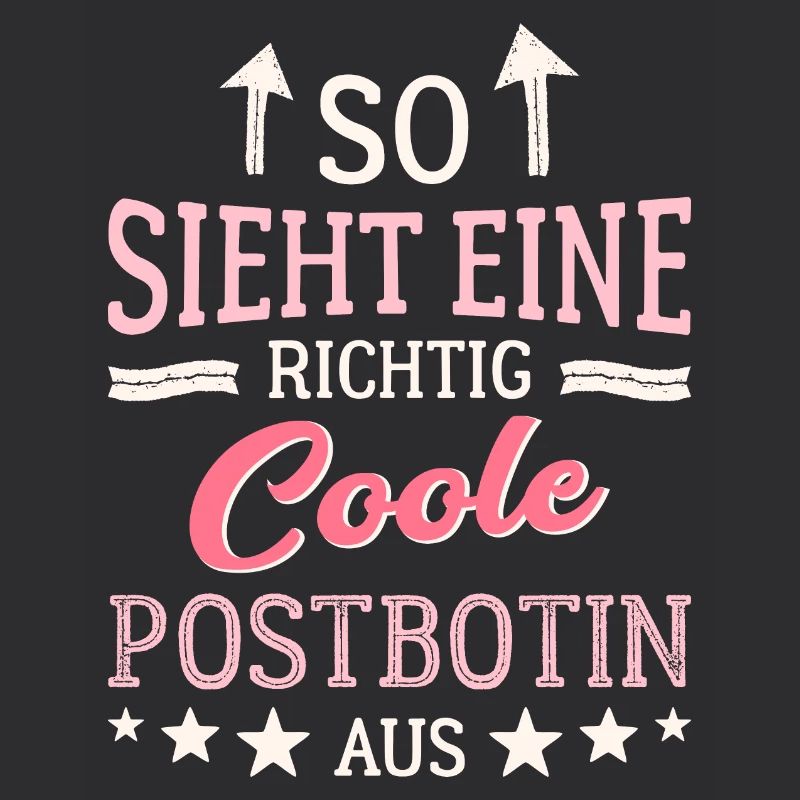 So sieht eine richtig coole Postbotin aus Kurier
