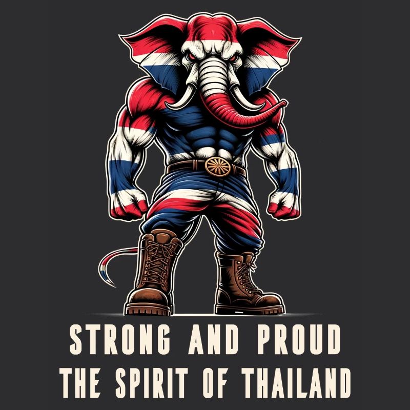 Drapeau de la Thaïlande, éléphant