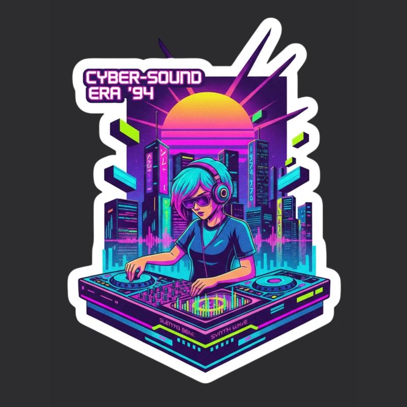 Retro Wave Cyber 90s