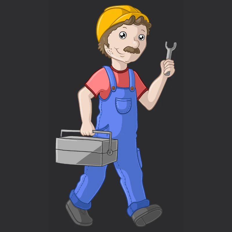 Comic Handwerker