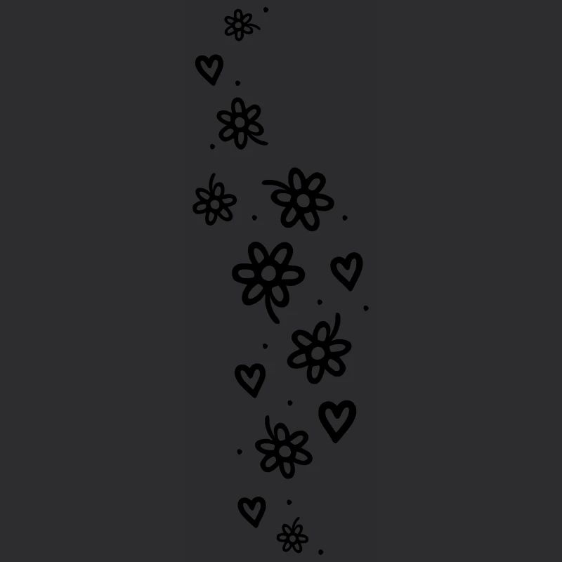 Blumen Glitzer