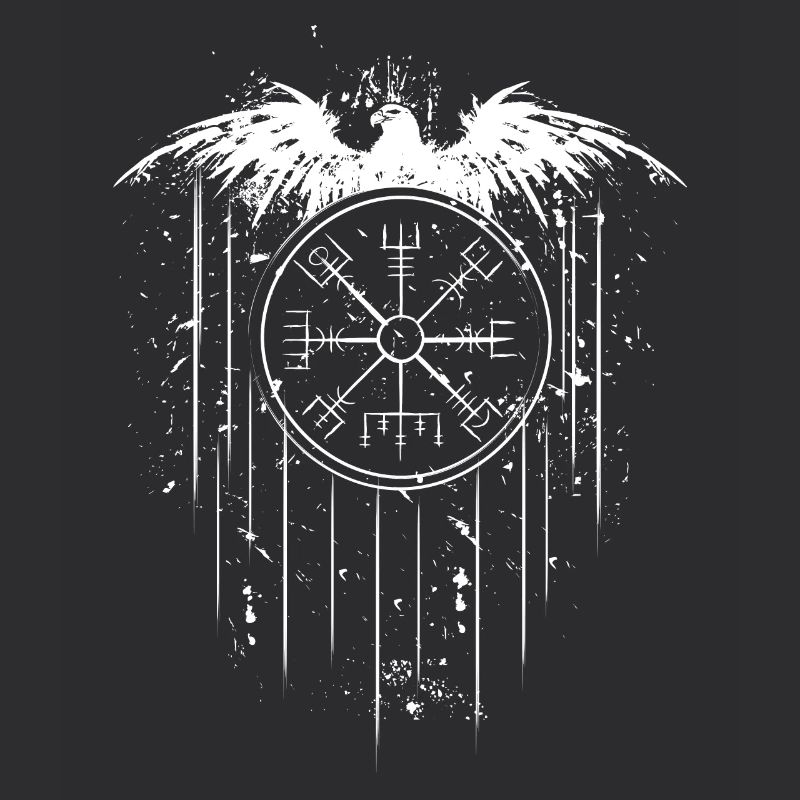 Vegvisir Runic Compass - Eagle Celts Vikings