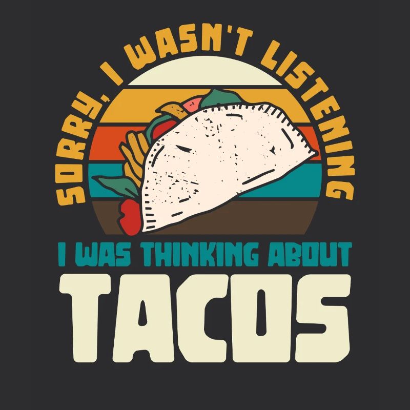 Late Taco Thought Train Design rétro