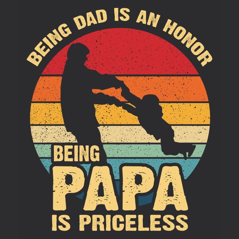 Papa Pride Sunset Retro