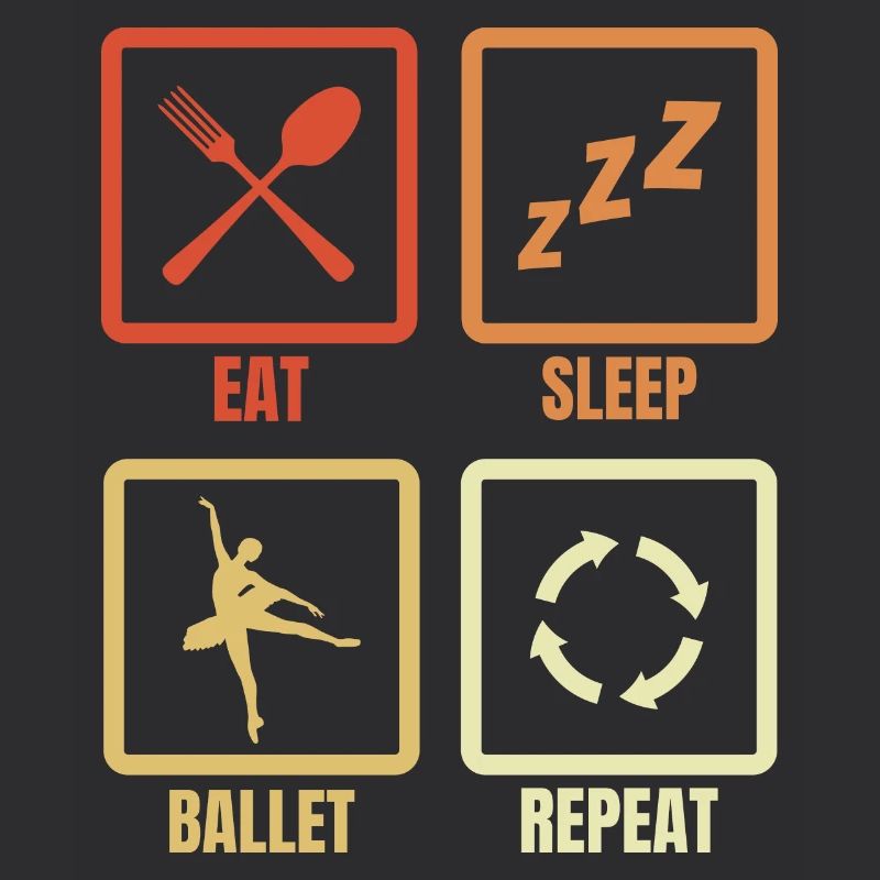 Manger dormir Ballet Répéter