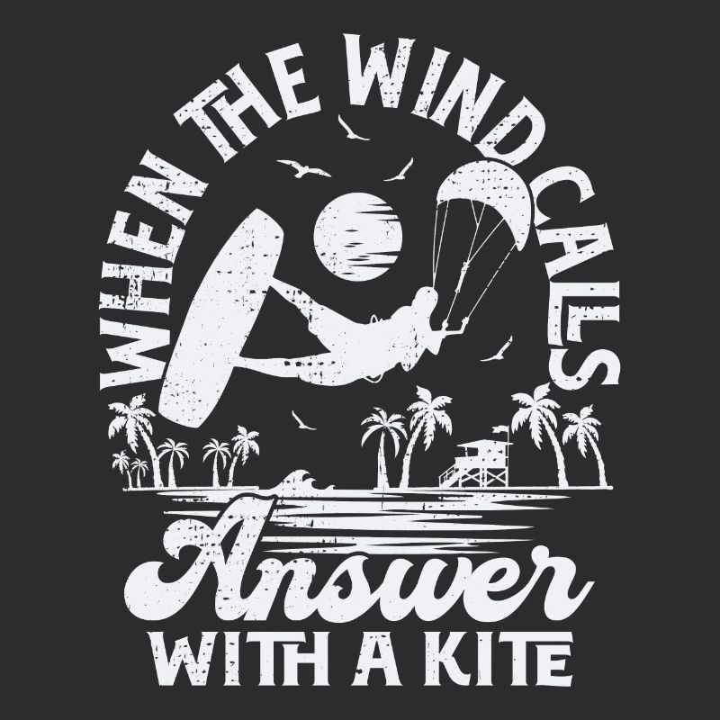 When the wind calls answer with a kite