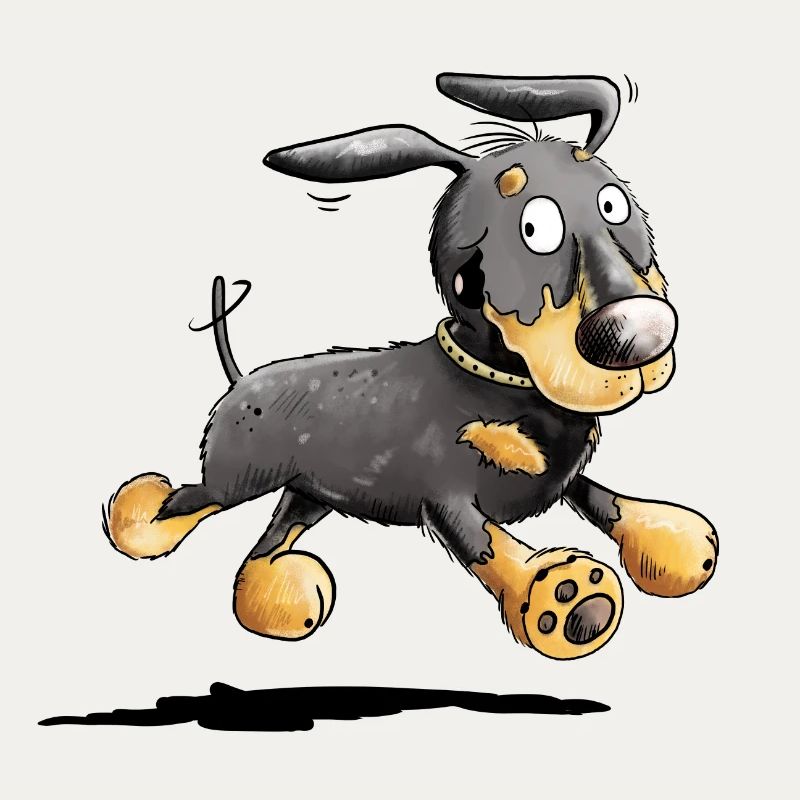 Teckel flotter - Chien de toit - Teckel - Cadeau