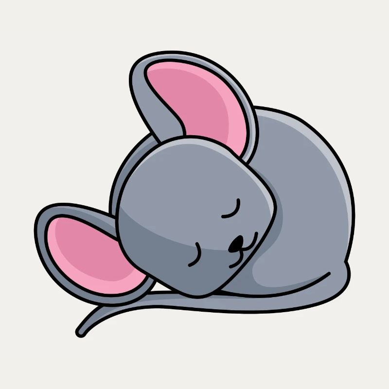 Sleeping mouse - design
