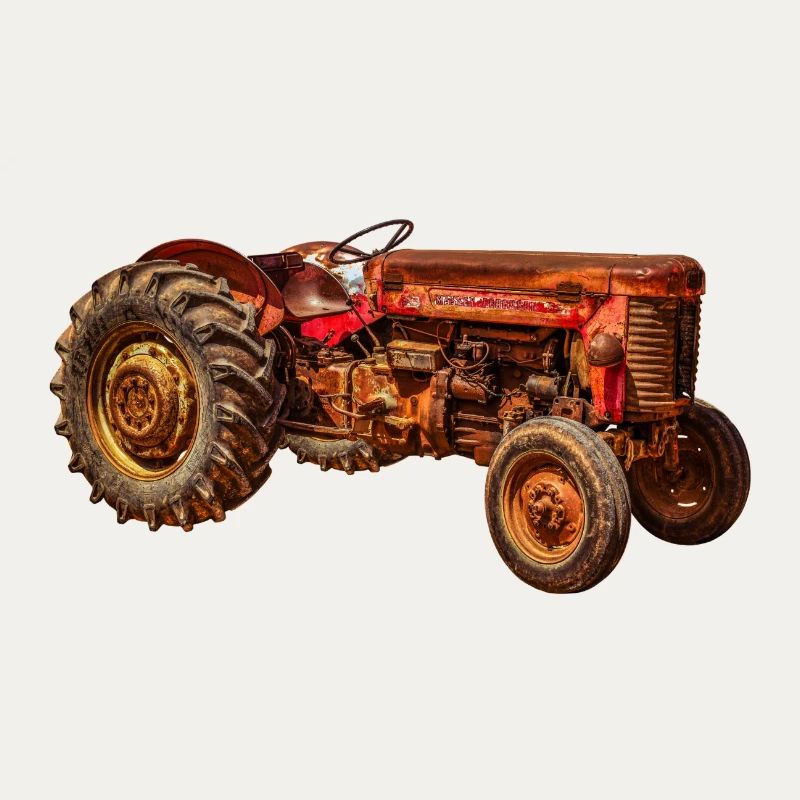 roter Traktor Oldtimer
