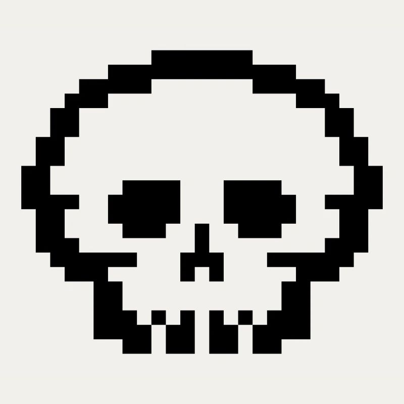 Crâne de pixel