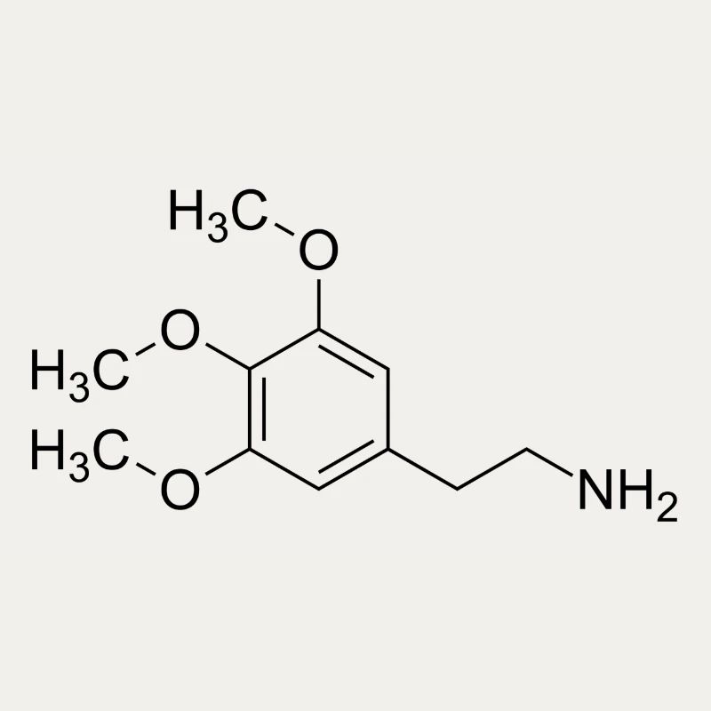 Mescaline mescaline structural formula