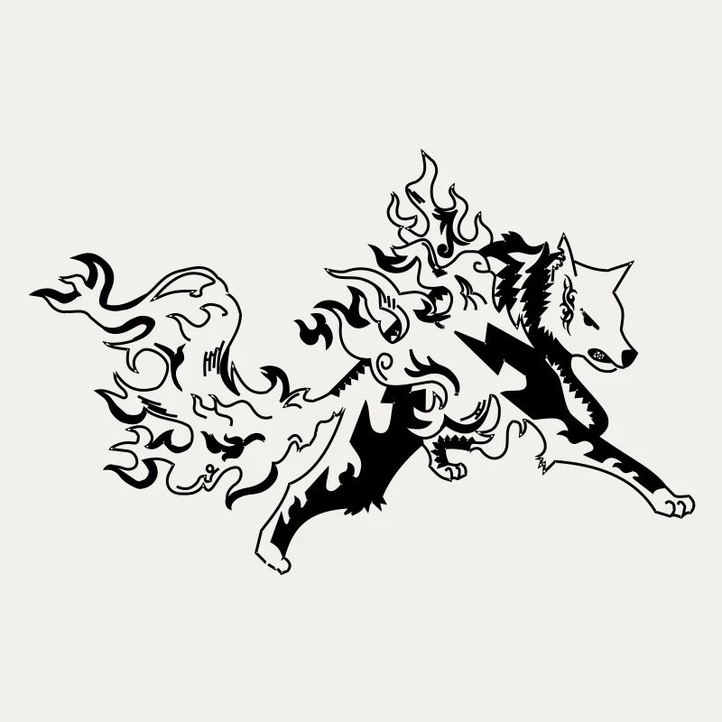 Feuer Wolf