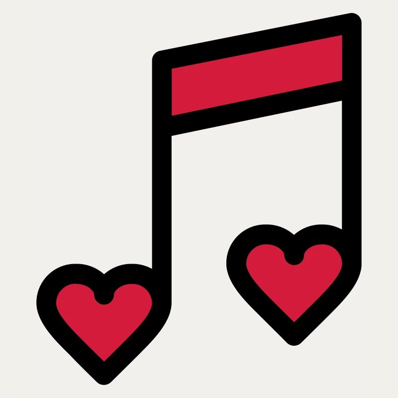 Romantic music note