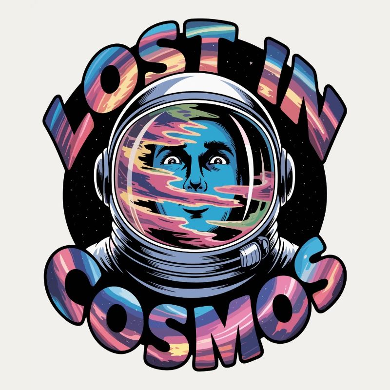 Astronaute perdu dans le cosmos