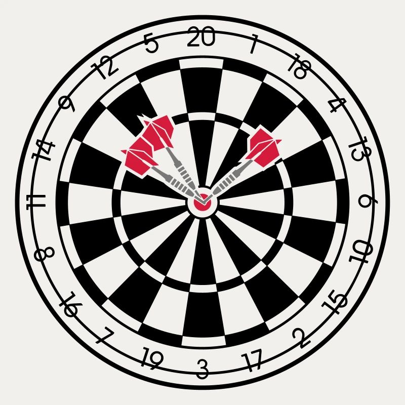 Triples Bulls Eye Jeu de fléchette Fléchettes