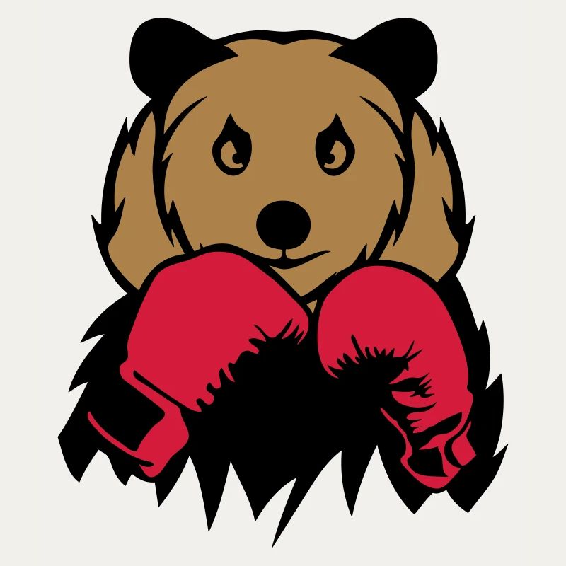 Bear boxer glove boxing
