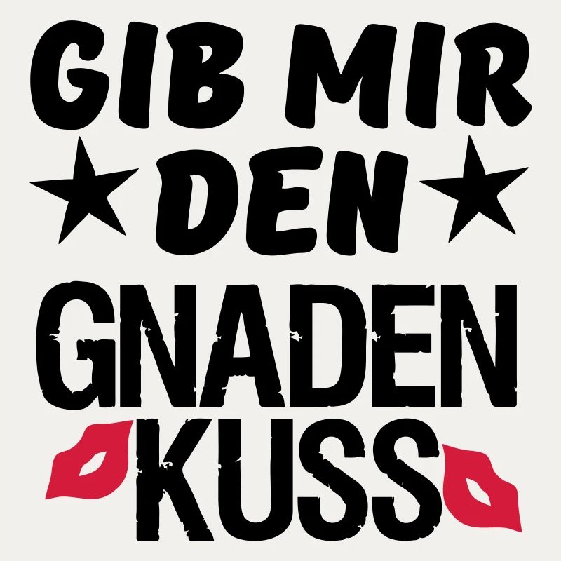 Geschenk Liebe Paar lustig Spruch Kuss