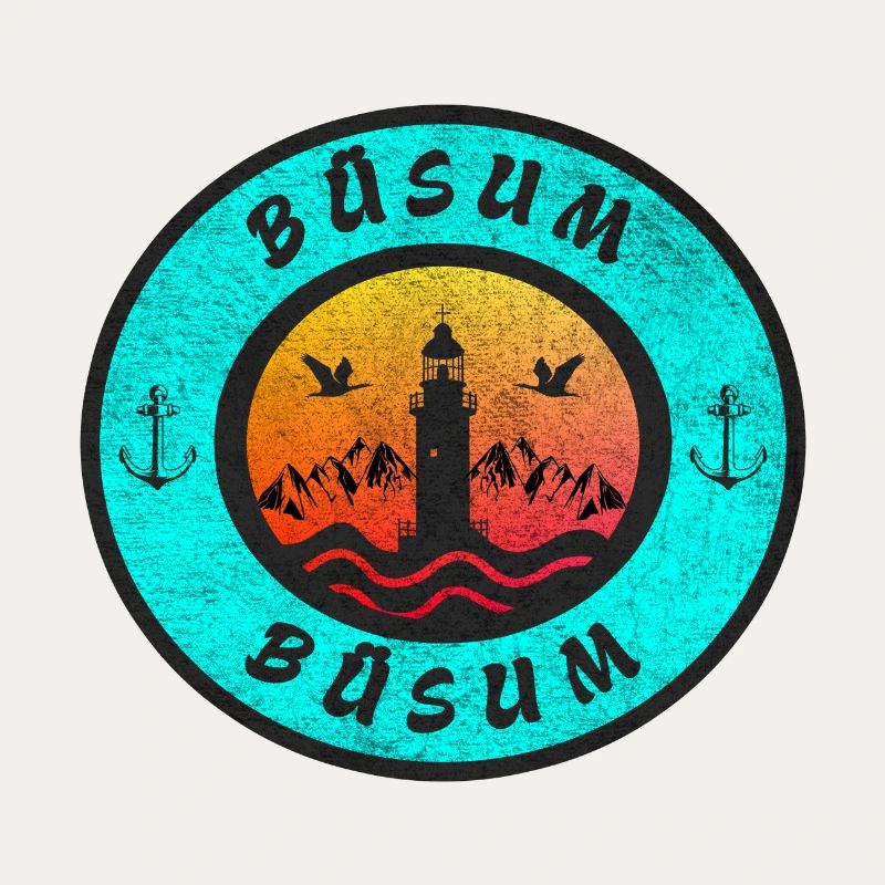 Büsum Leuchtturm Design / Geschenkidee