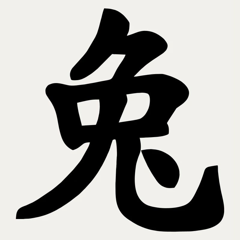 Chinese notebook rabbit shadow image