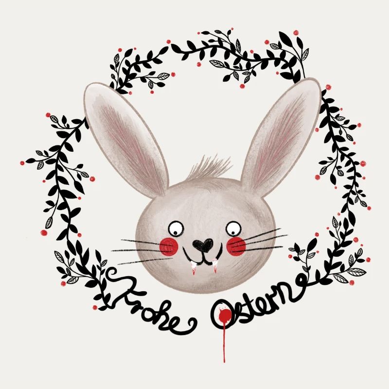 Vampire Easter Happy Easter Illustration