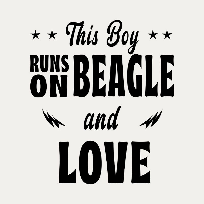 Ce design beagle pour garçon