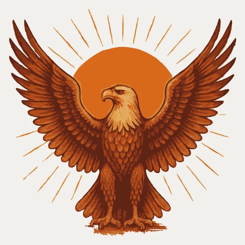 Fiery Solar Eagle