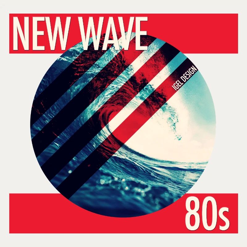 New Wave Neon Surf 80s