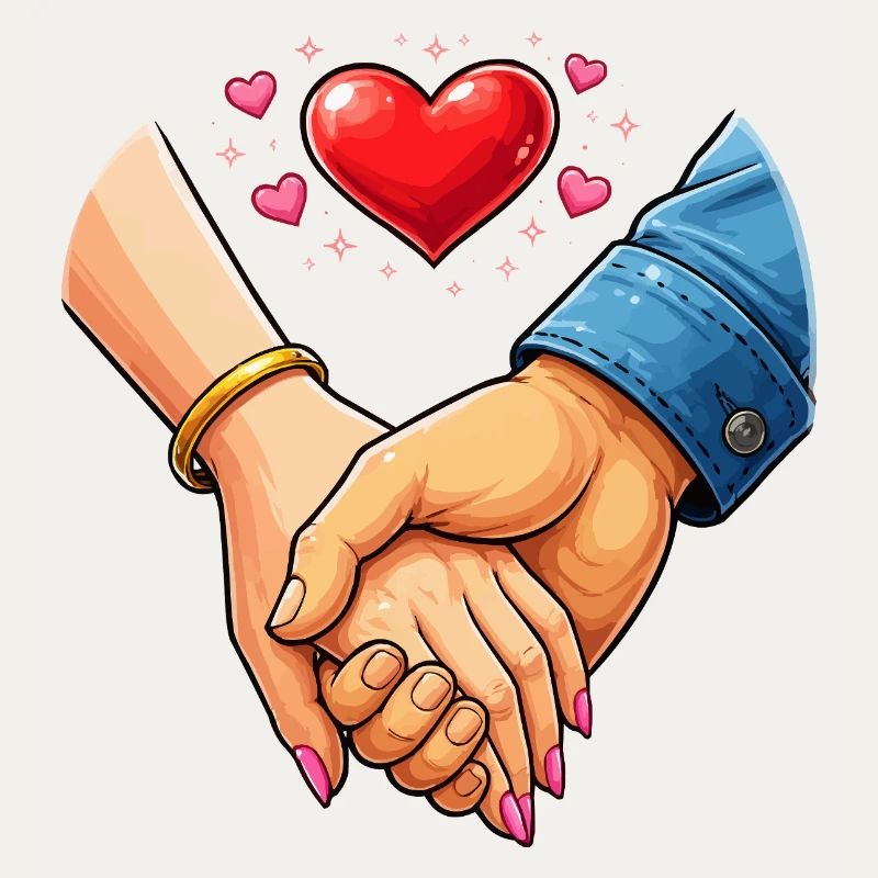 Poignée de main de l’amour – Connexion
